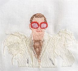 Embroidered Icon Cocktail napkins Set of 4