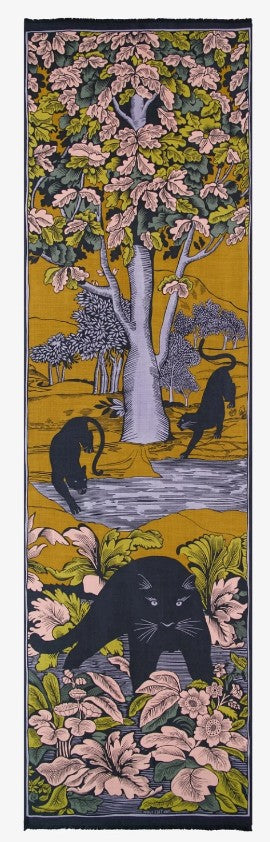 Inoui Editions Black Panther Wool Scarf 55