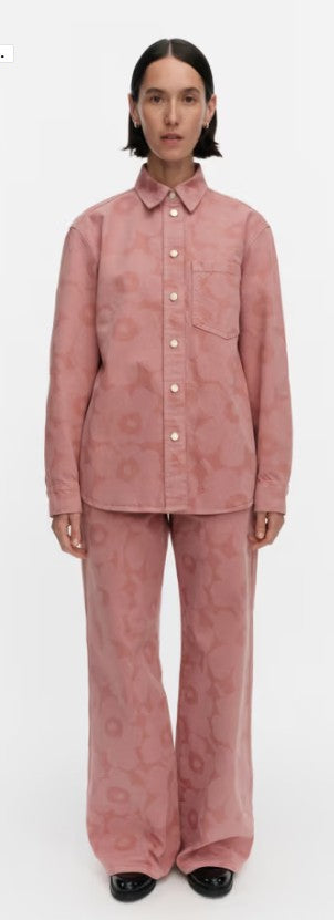 Marimekko Pink Maridenim VAIHE Unikko Shirt