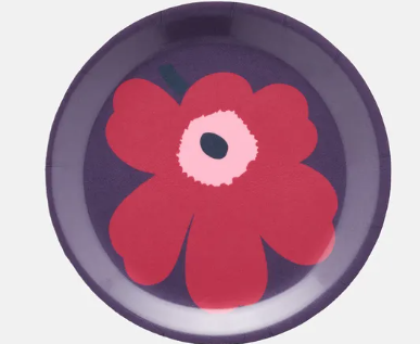 Marimekko Unikko Plum Coaster