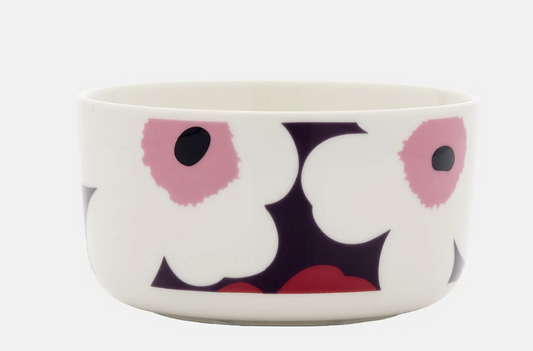 Marimekko Unikko Bowl Red Purple Pink