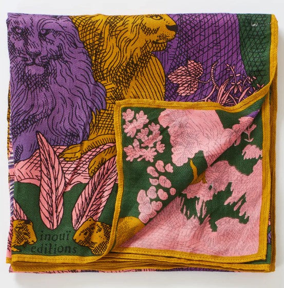 Inoui Editions Reve Silk Modal Square Scarf 100cm