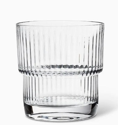 Vertical Ribbed Optic Stackable Tumbler