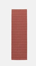 Marimekko Rust Grid Pattern Tiiliskivi Table Runner