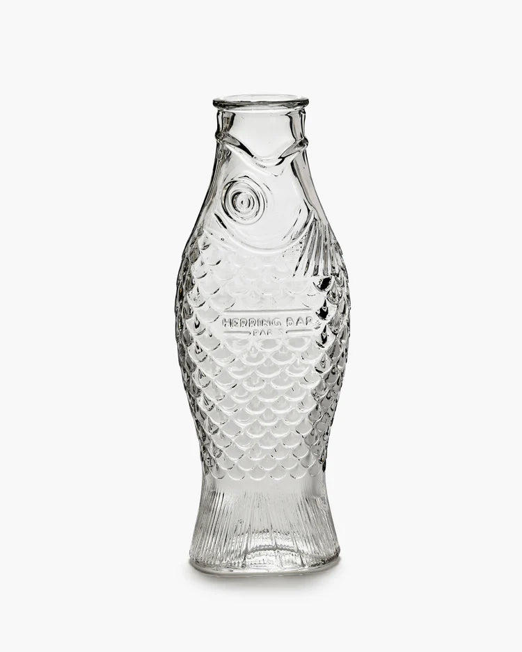 Glass Fish Carafe by Paola Navone