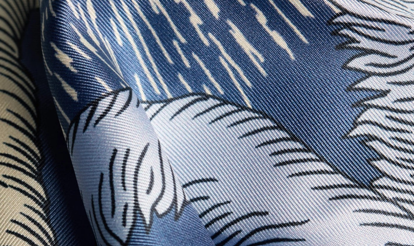 Inoui Editions Astrologie Silk Square Scarf 65 cm