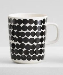 Marimekko Black and White Dot Small Mug 2.5 dl