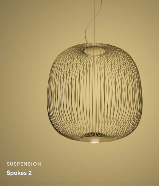 Spokes 2 Hanging SUSPENSION light 120V