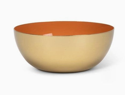 Mini Enamel Bowl Terracotta 4"D
