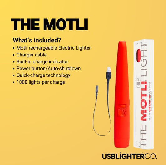 Chic USB Rechargeable Lighter with Flashlight Bright Red