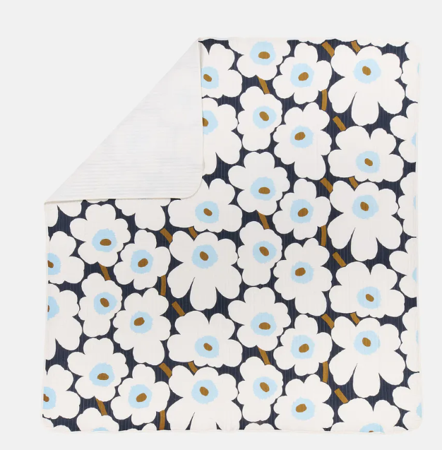 Marimekko Cotton Quilted Unikko Bedspread 260 x 260