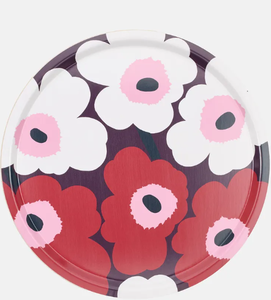 Marimekko Plum Unikko Tray