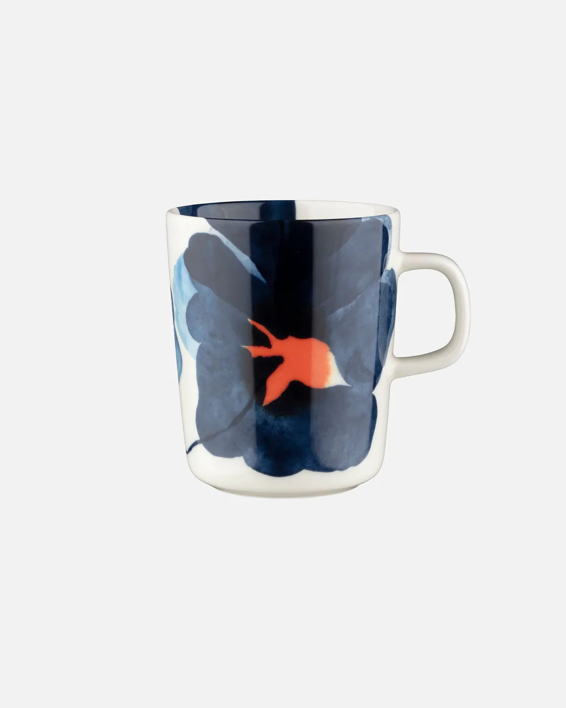 Marimekko Valssi Blue Floral Pattern Mug Plate Bowl