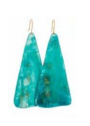 Sibilia Volare Earrings Brass Patina