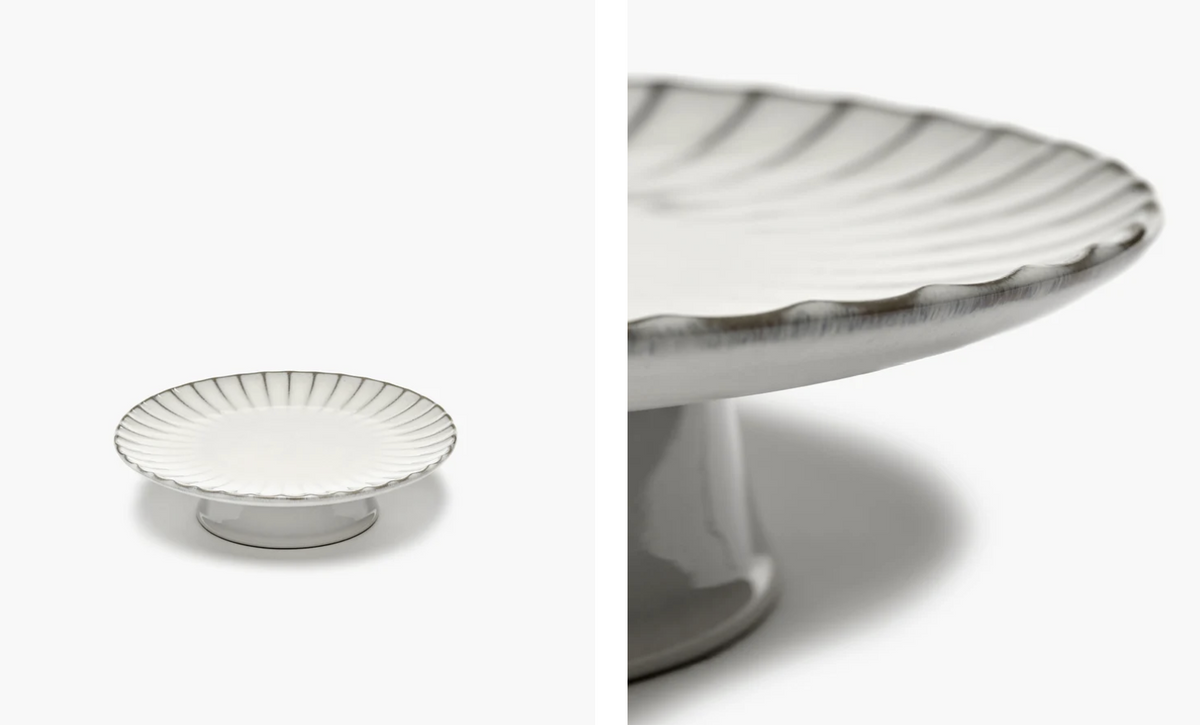 Inku Cake Stand White, LARGE