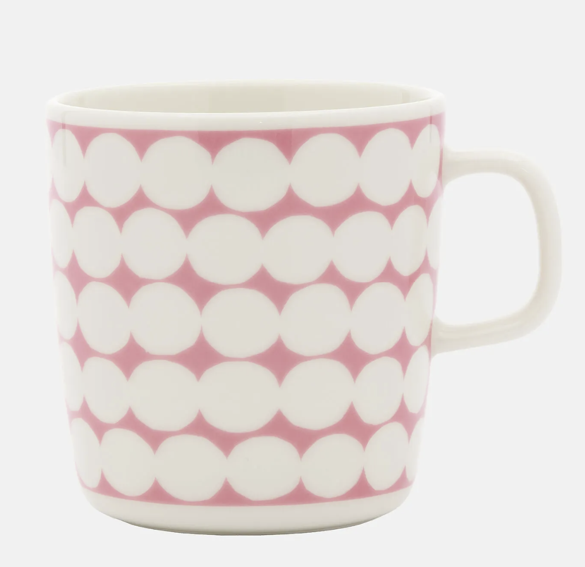 Marimekko Pink and White Dots Mug 4DL