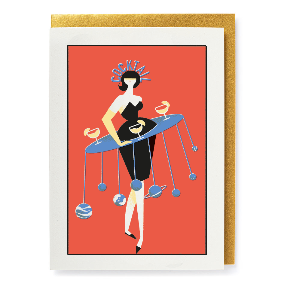 Cosmic Cocktail | Blank - Greeting Card