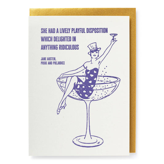 Ridiculous Champagne | Well Said - Greeting Card