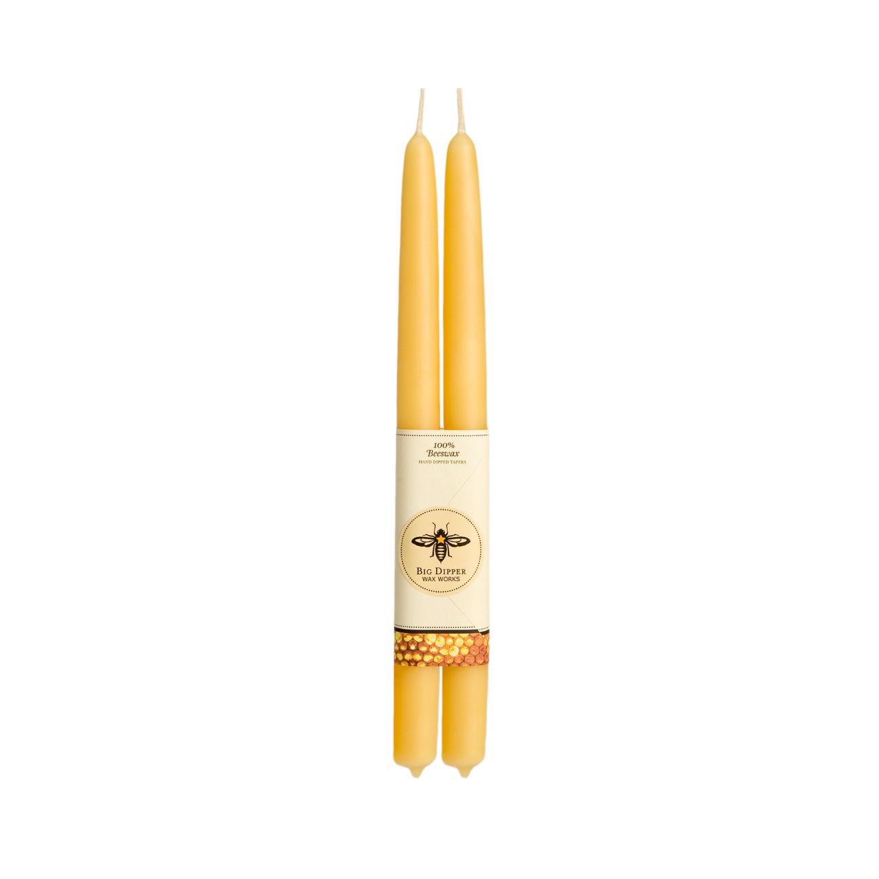 100% Pure Beeswax Tapers Big Dipper