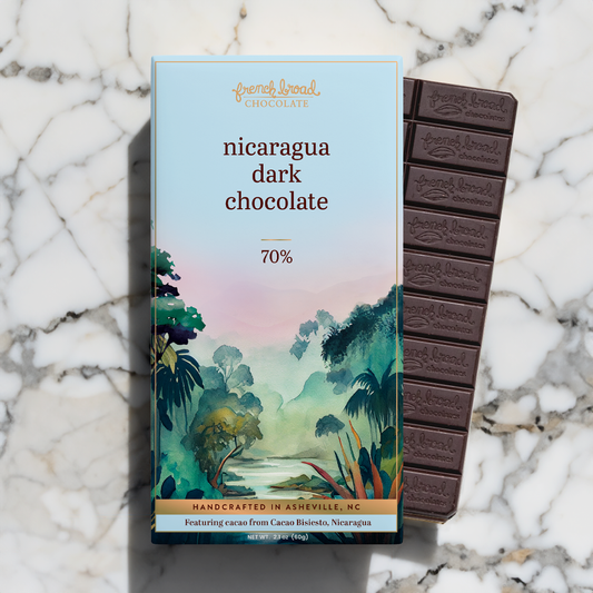 French Broad Nicaragua Chocolate Bar 70% - 60g