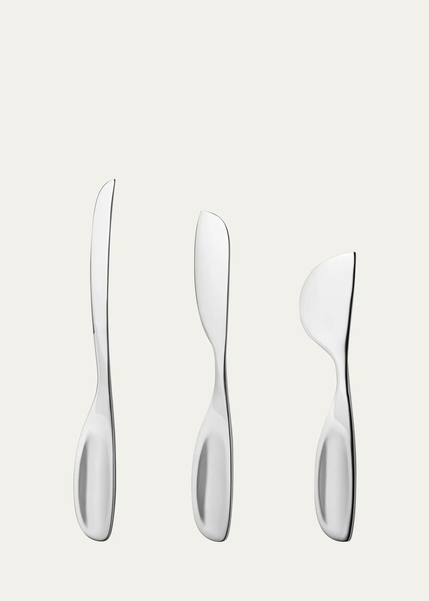 Georg Jensen Alfredo Cheese Knife Set 3