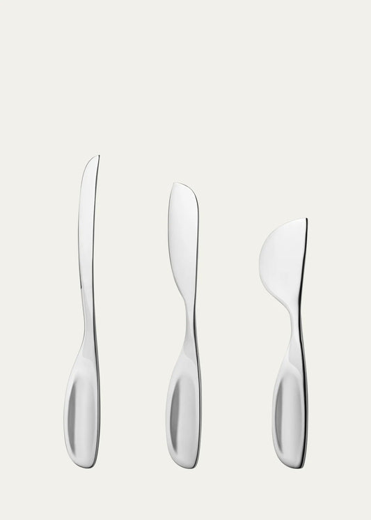 Georg Jensen Alfredo Cheese Knife Set 3