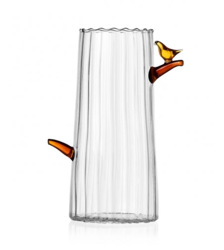 Birds Vase with Amber Bird