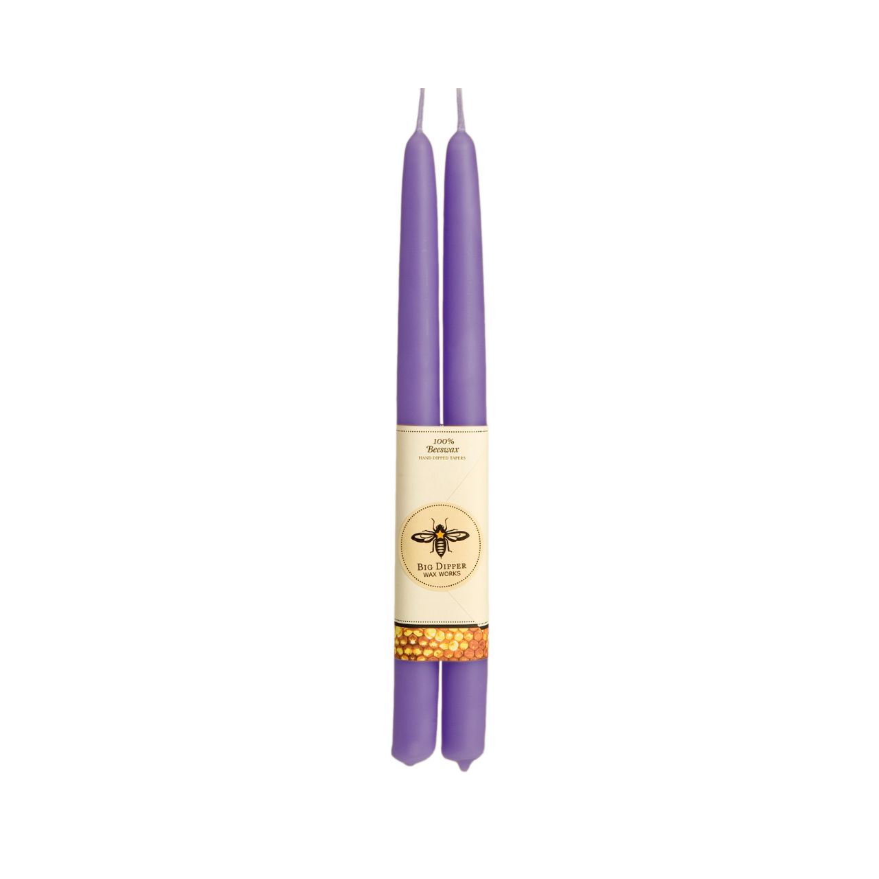 100% Pure Beeswax Tapers Big Dipper