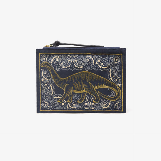 Inoui Editions Embroidered Canvas Pouchette
