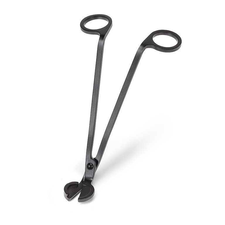 Modern Wick Trimmer in Matte Black 7"L