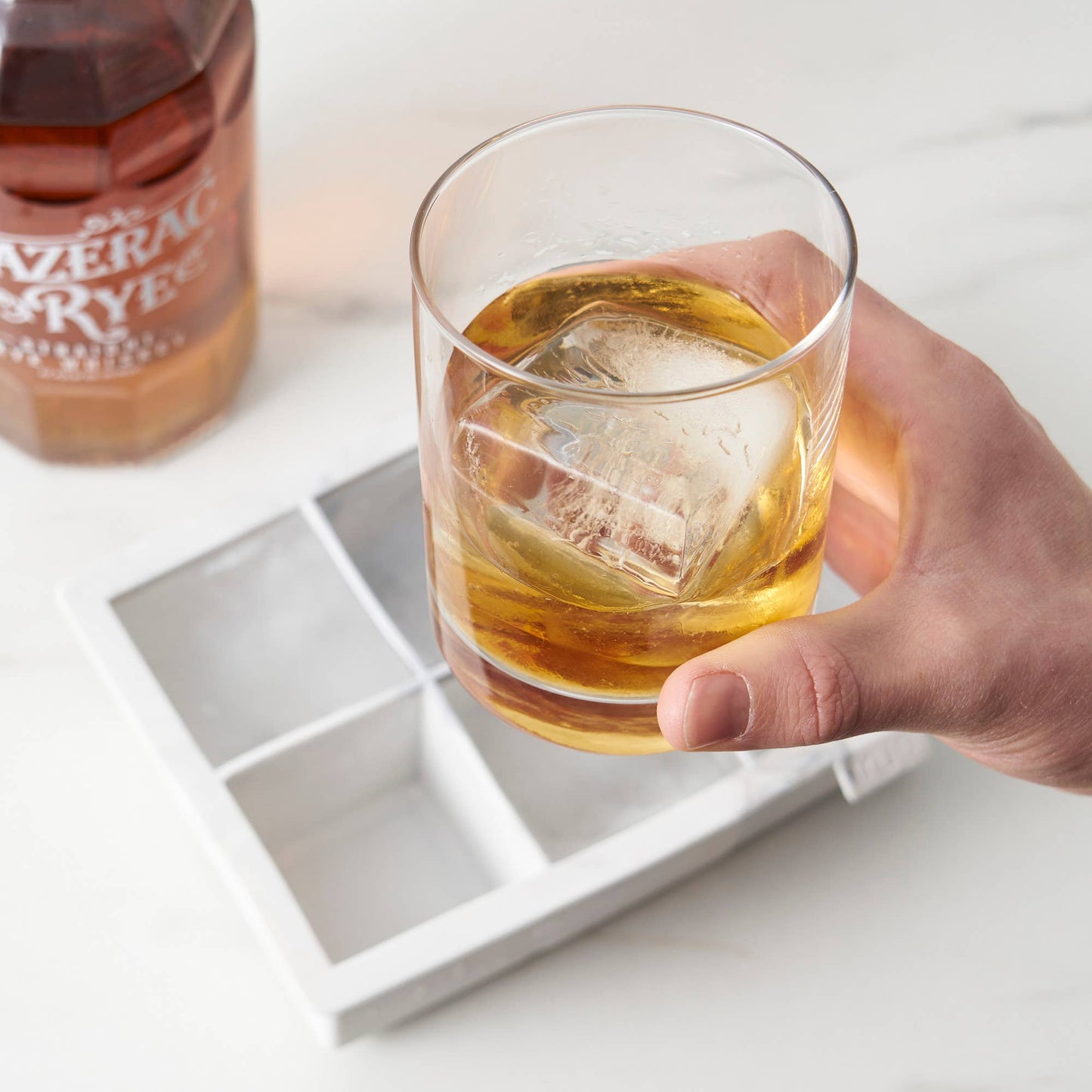 Marbled Silicone 2" Ice Cube Tray