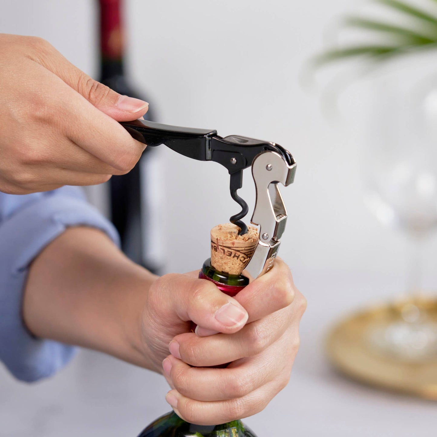 Truetap Double-Hinged Corkscrew - ASST COLORS