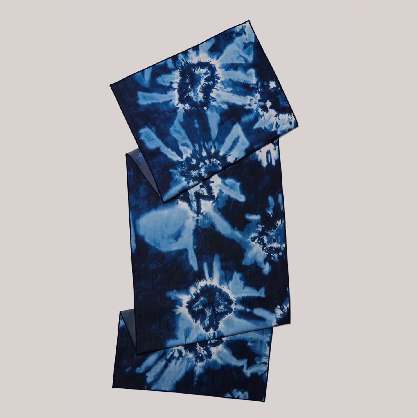 Atelier Saucier Tie Dye Denim Centerpiece Runner