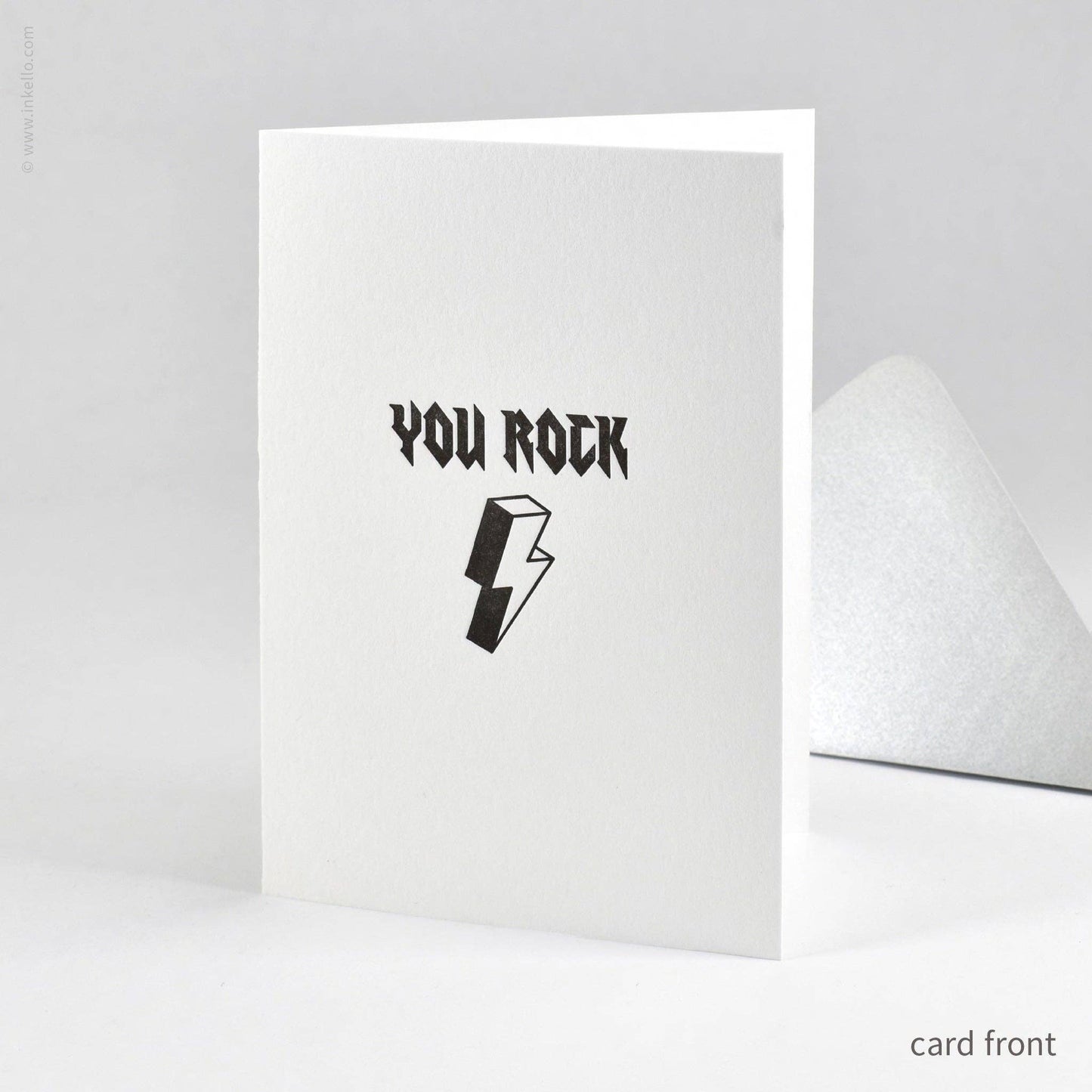 You Rock Lightning Bolt Card (#560)