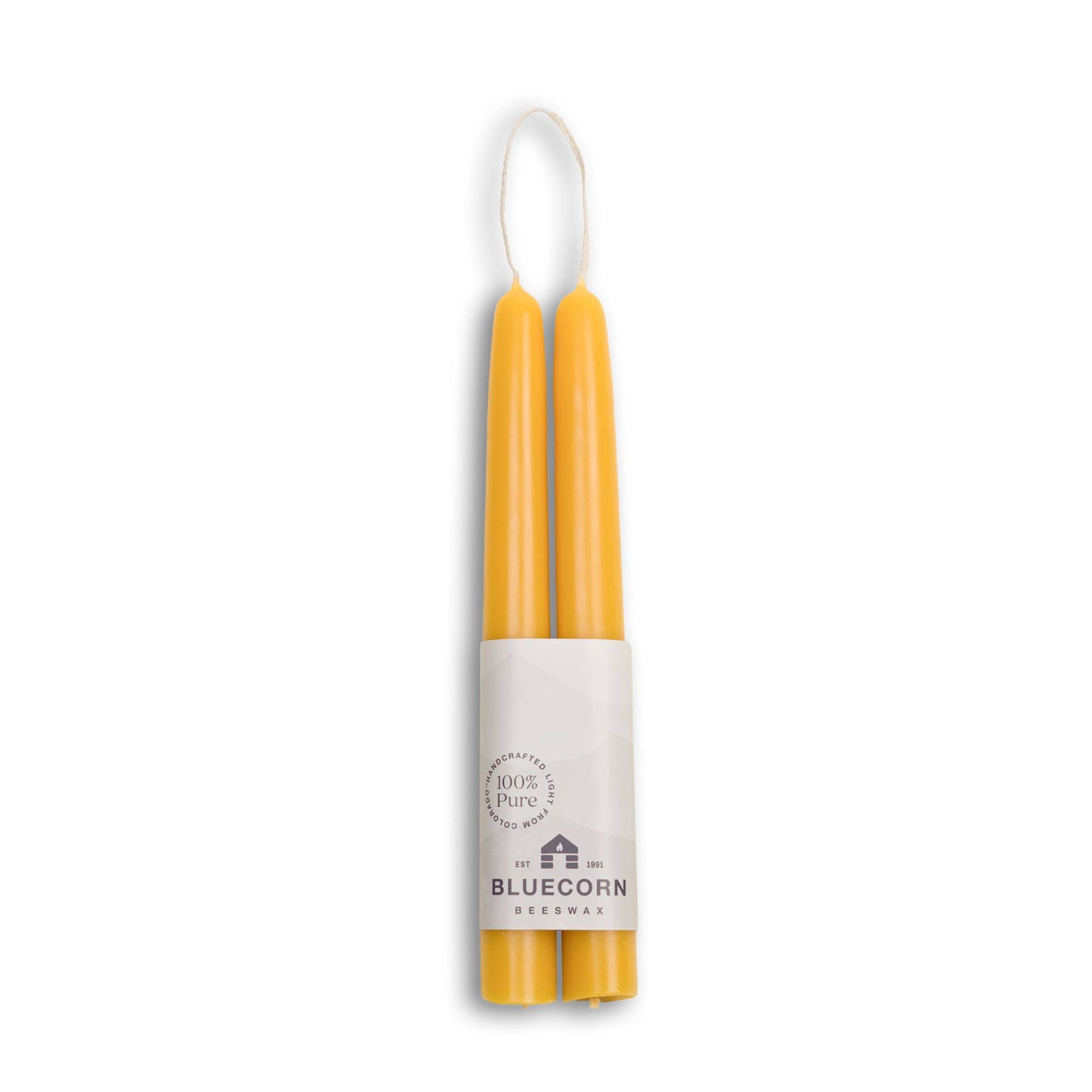 Beeswax Taper Candles Bluecorn