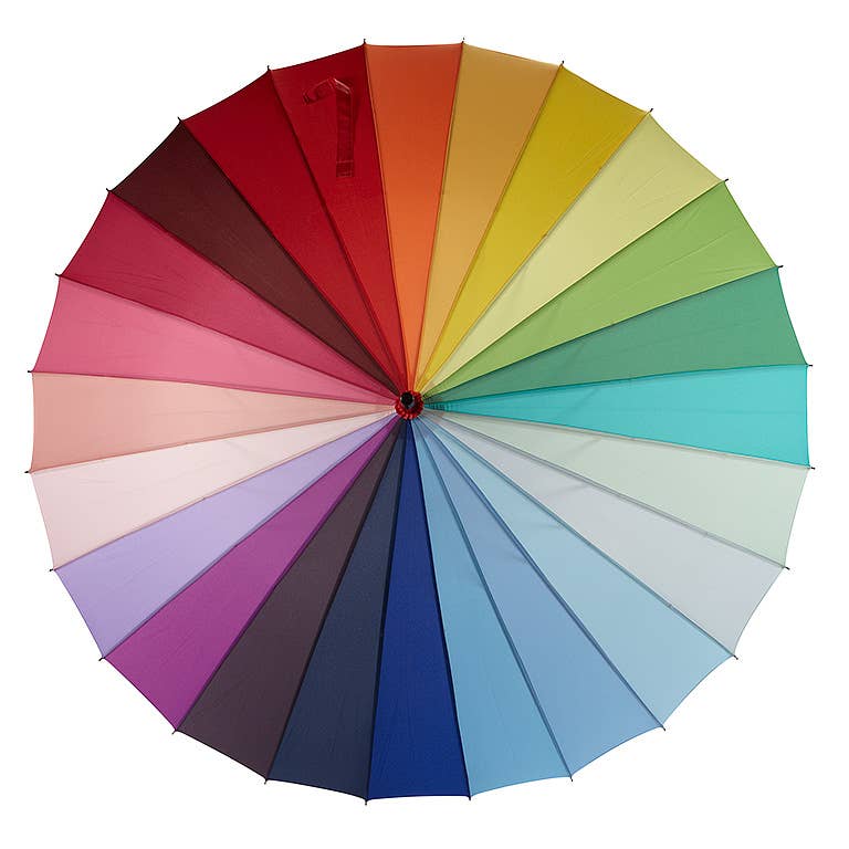 Colour Wheel Umbrella 40"W