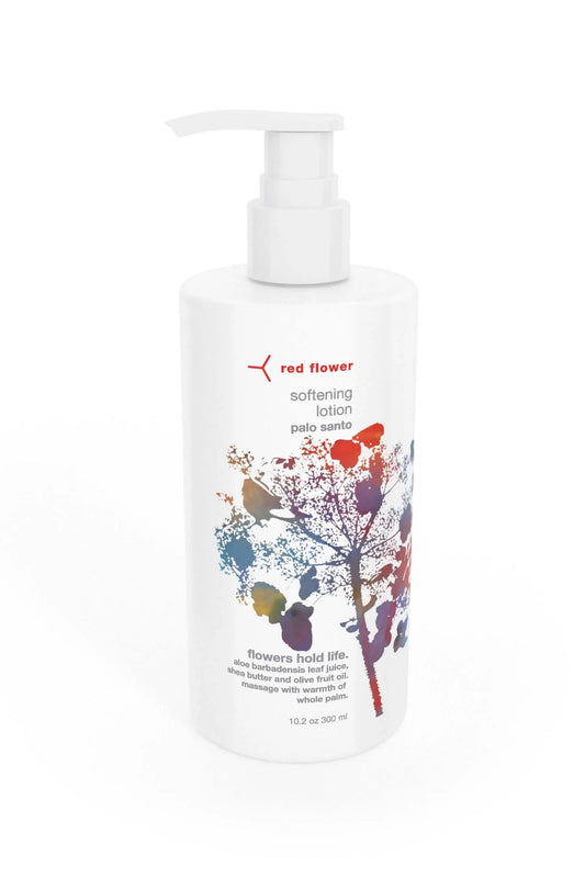 Red Flower Softening Lotion 10 oz