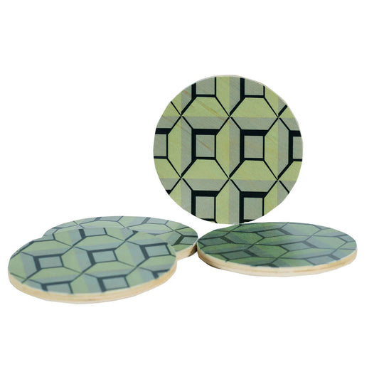 Wolfum Round Coasters