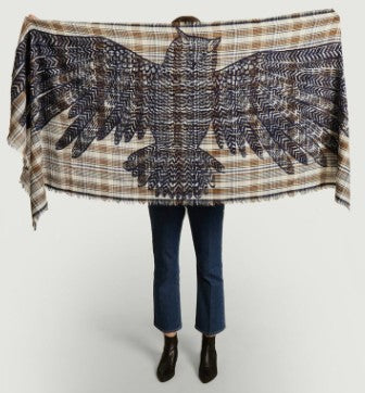 Inoui Editions Scarf 70cm 3D Hedwige Owl Navy