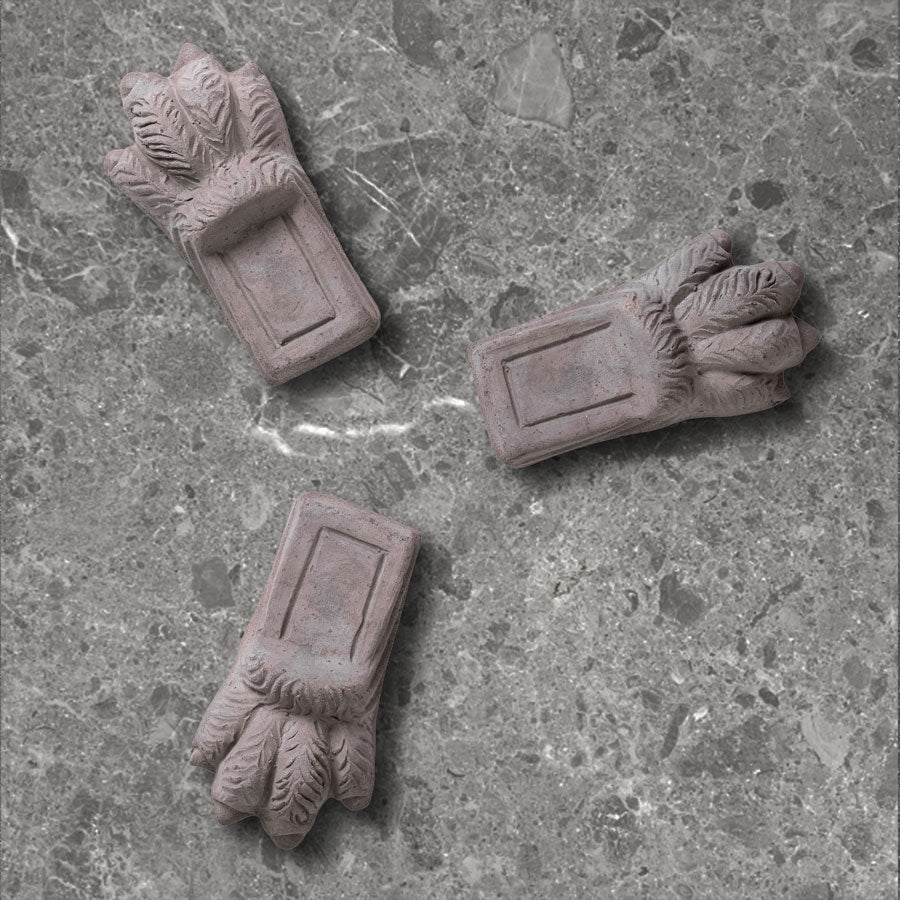 Bergs Terra Cotta Lion Paw