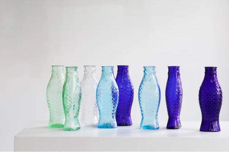 serax fish carafe the glass box pitcher fish tableware water carafe serax vase blue vase green carafe the glass box chapel hill north caroina