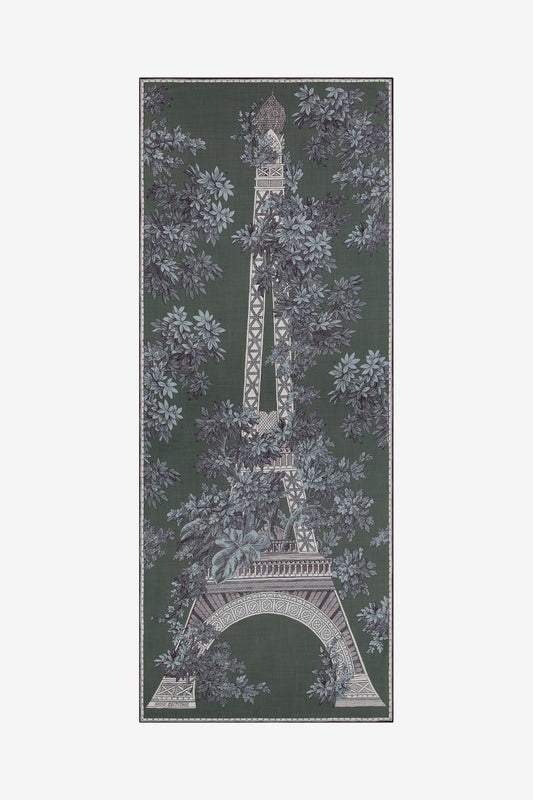 Inoui Editions Tour Eiffel 1889 Wool Scarf